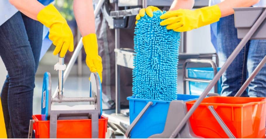 Benefits of Commercial cleaning with antimicrobal material